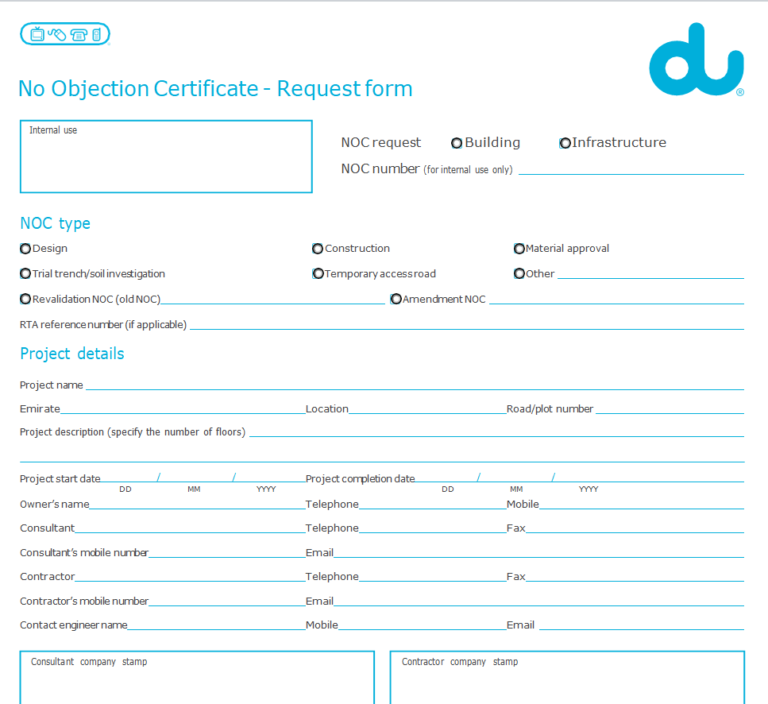 Editable No Objection Certificate Noc Formats In Word Day To