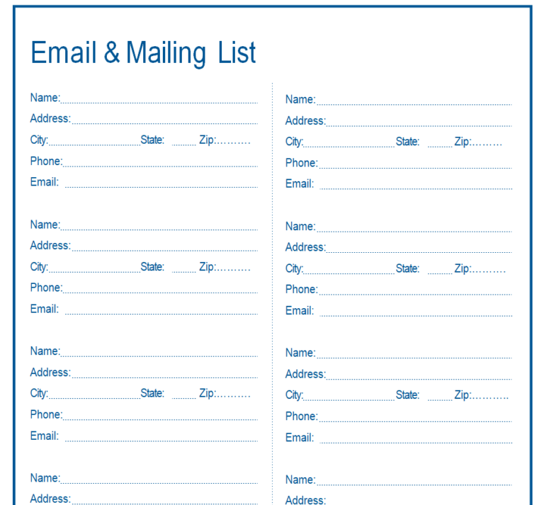 email list 5 new words a day