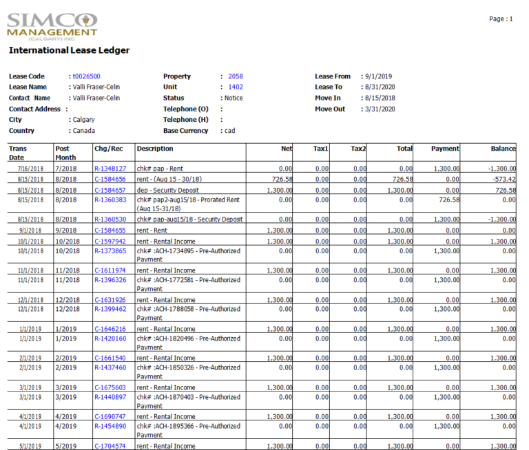 28+ Customizable Rental Ledger Templates (EXCEL & WORD) - Day To Day Email