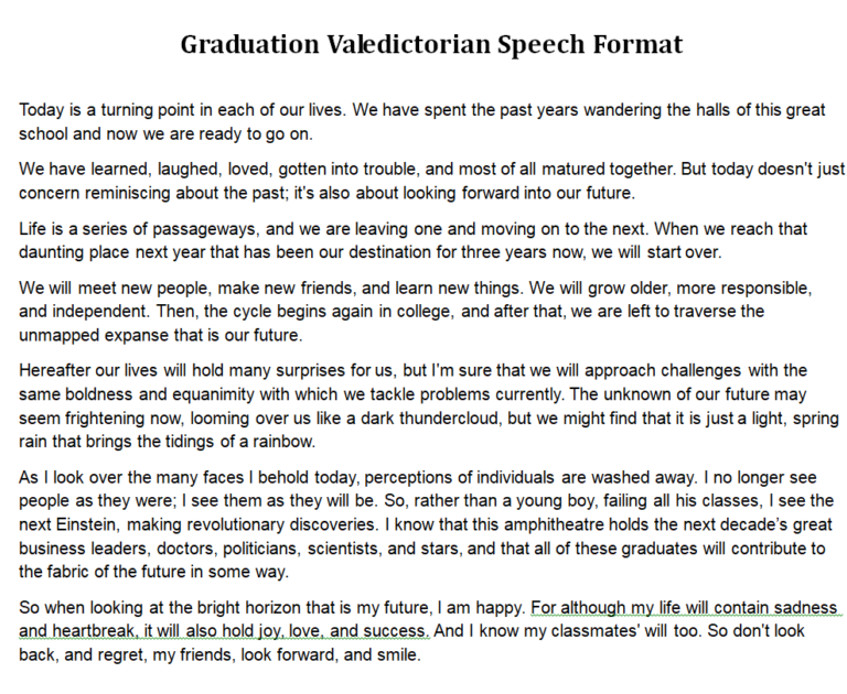 introducing valedictorian speech