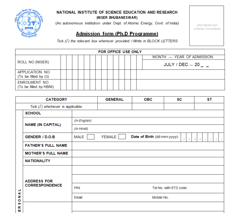 10-academy-admission-form-sample-doctemplates