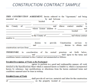 assignment in a construction contract
