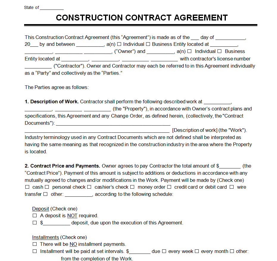 assignment of construction contract with joinder and consent of general contractor