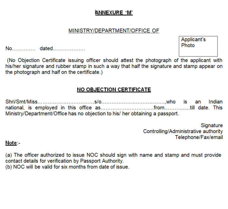 43+ Editable No Objection Certificate (NOC) Formats In WORD - Day To ...