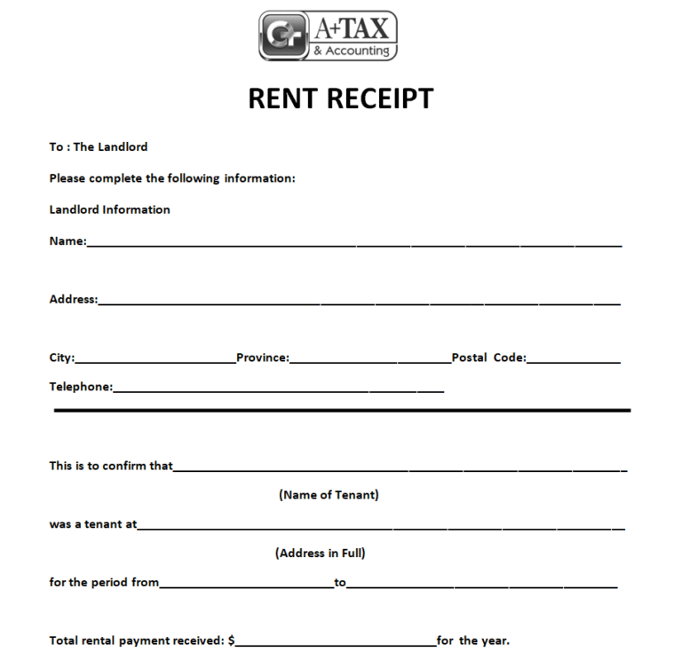 51+ Sample Rent Receipt Formats [in WORD & EXCEL] - Day To Day Email