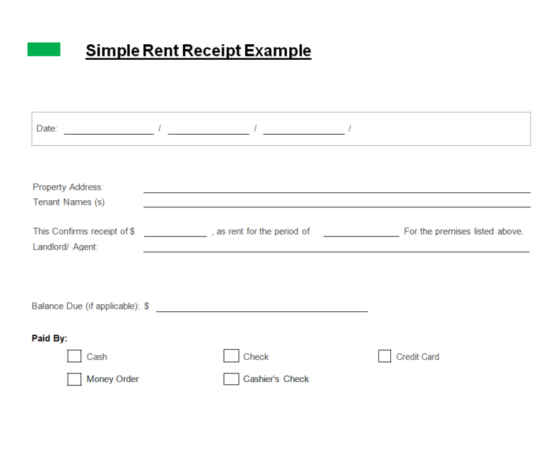 51+ Sample Rent Receipt Formats [in WORD & EXCEL] - Day To Day Email