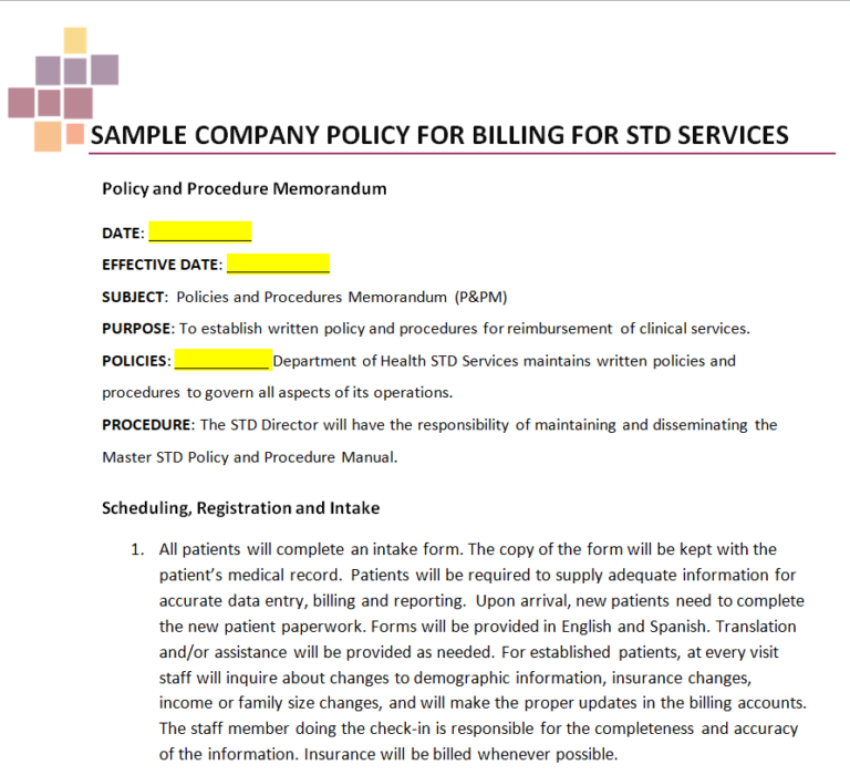 45+ Great Company Policy Samples and Templates [WORD & PDF] - Day To ...