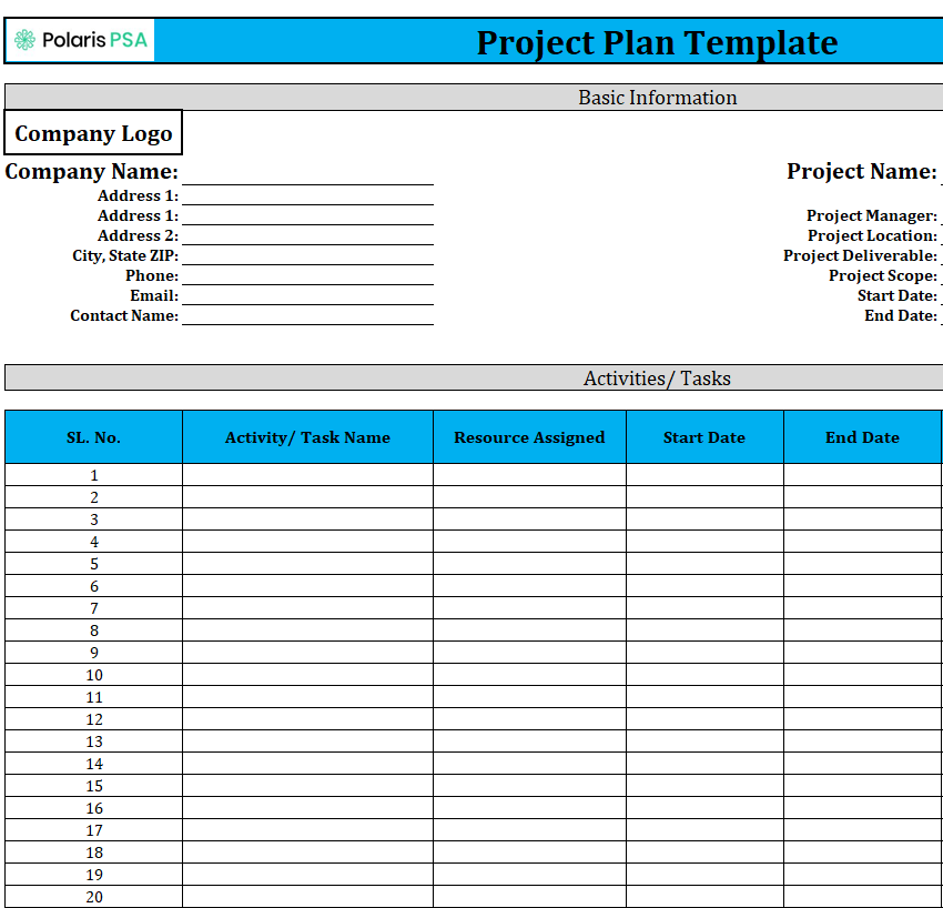 13+ BEST Project Plan Excel Templates - Day To Day Email