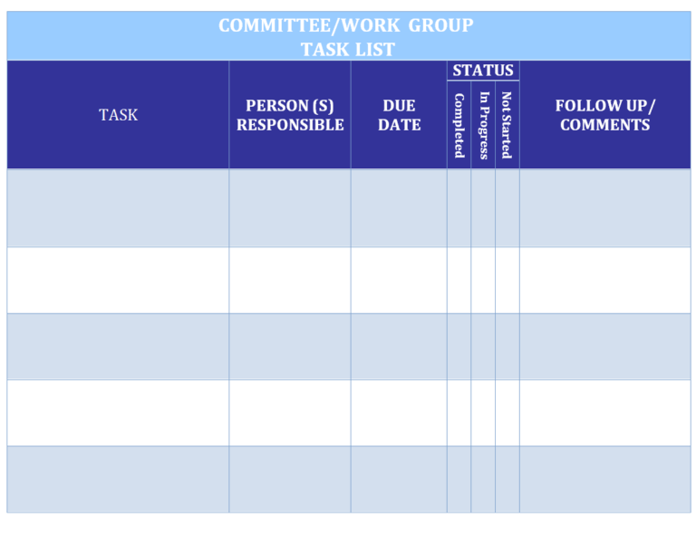 37 Important Task List Templates In Word And Excel Day To Day Email