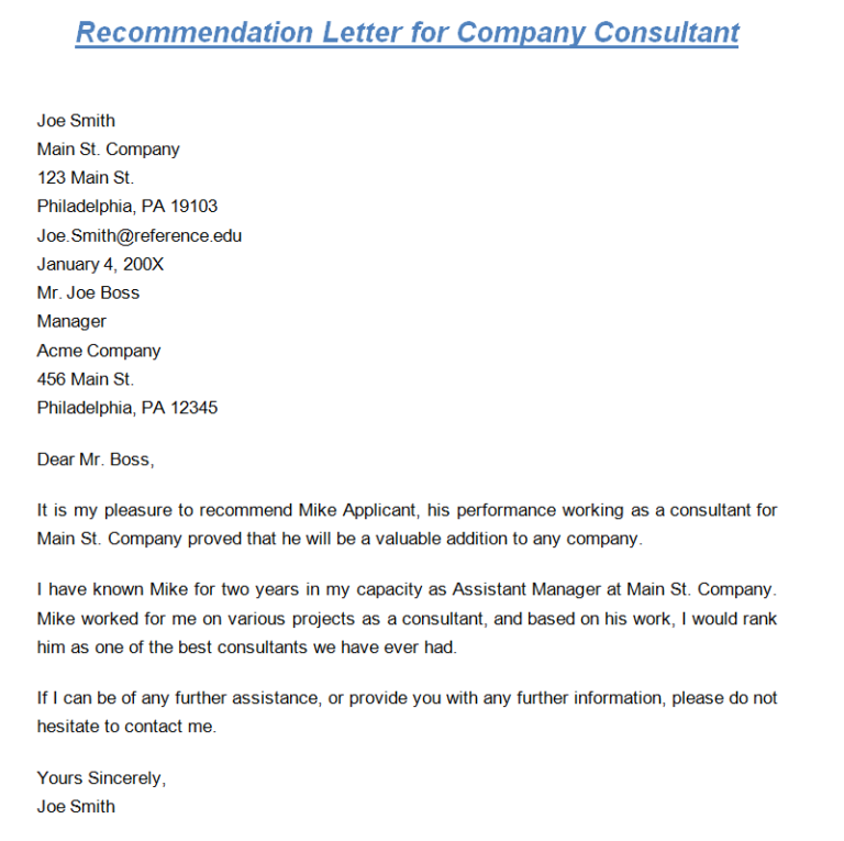 37+ FREE Employee Recommendation Letter Samples - Day To Day Email